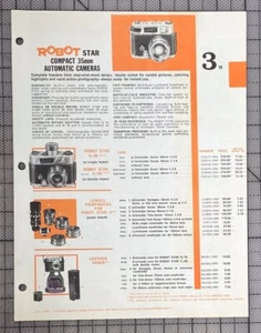 Robot Star Compact 35 mm Automatikkameras Produkt Händler Preisseite 3a, Single - Bild 1 von 2