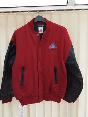 VINTAGE "PLANET HOLLYWOOD LONDON " VARSITY JACKET SIZE SMALL - Image 1 of 4