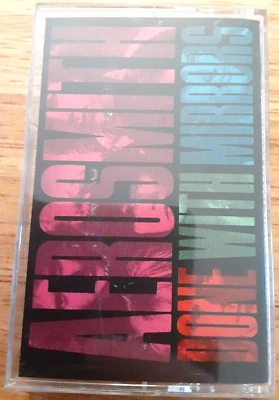 AEROSMITH Cassette DONE WITH MIRRORS 1985 VINTAGE CASSETTE TAPE USED - Image 1 of 4