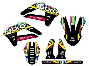 21-22 SRX CX 50 SERAPE Black Senge Graphics Kit Compatible with Cobra - Picture 1 of 10