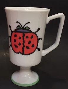 ROSS HAVERS LADYBUG FOOTED MUG - Picture 1 of 6