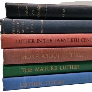 Lot Of 6 Hardcover Books On Martin Luther - Picture 1 of 2