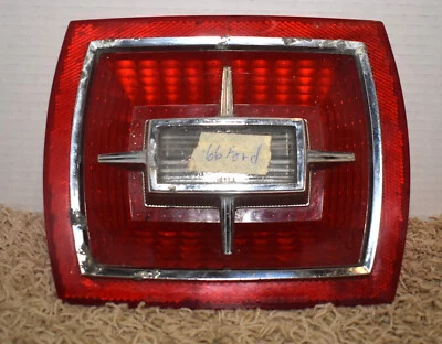 Vintage 1966 Ford Galaxie Rear Tail Light Assembly SAE-TSDB-66FD - Image 1 of 4