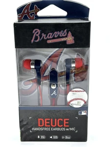 Auriculares manos libres Mizco Sports Deuce con micrófono Atlanta Braves 2013 - Imagen 1 de 2