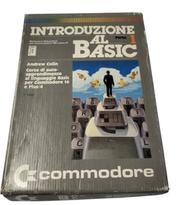 Commodore Introduzione al Basic Parte 1 C16 Plus 4 2 Cassette Libro Come nuovo - Photo 1/12