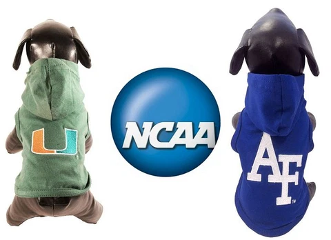 All Star Dogs NCAA College Pet Dog Hooded Shirt Hoodie Clothing Cover