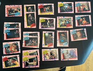 CYNDI LAUPER 1985 TOPPS Card lot 23 stickers & 30 cards Hulk Hogan 53 total