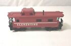 Vintage TYCO 327-50 HO Scale Dark Red Streamline Caboose for CLEMENTINE RR