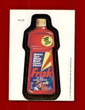 1985 Topps Wacky Packages #22 Frisk NRMT