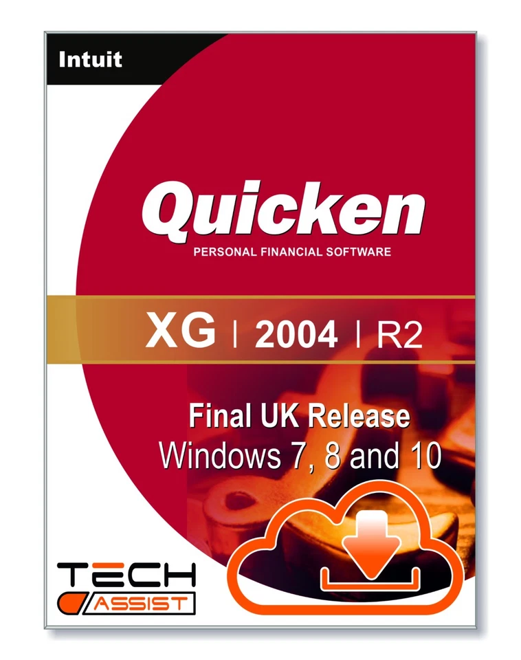 Quicken XG 2004 UK R2 Software - Windows 7, 8, 10, and 11 with full instructions - Image 1 of 4