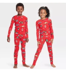 Kids' Holiday City Matching Family Pajama Set - Wondershop Size Large 12 - Picture 1 of 1