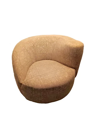 Silla giratoria sacacorchos Vladimir Kagan Nautilus ~ Lazar Ind. #5382 Foto 1 de 4