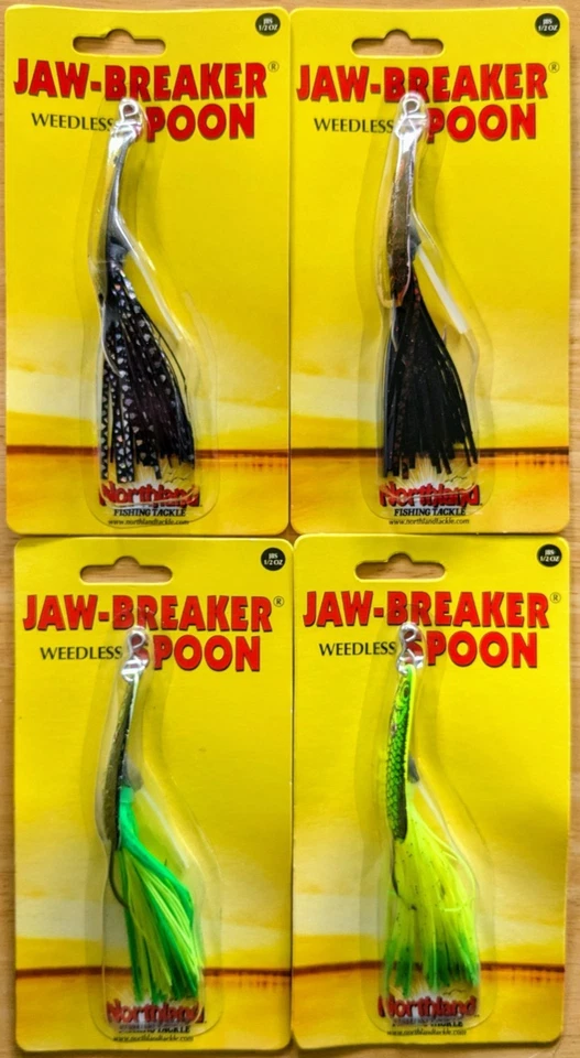 4 - Northland Tackle JAW-BREAKER® SPOON - 1/2 oz. - Four Popular Colors! - Image 1 of 1