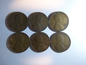 6 CENTAVOS DE TRIGO 1930-1939 JUEGO COMPLETO DE S MENTS (EXCEPTO 1931-S) - Imagen 1 de 9