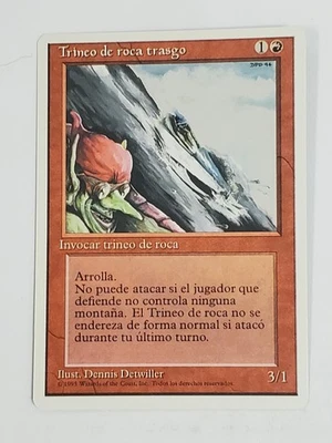 MTG Goblin Rock Sled (Spanish 4th Edition (WB)/Red/C) - BGM - Image 1 of 2