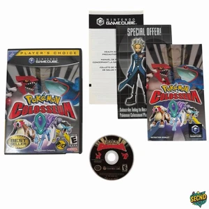 Pokemon Colosseum Nintendo GameCube 2004 Complete CIB W/ Manual TESTED AUTHENTIC - Picture 1 of 20