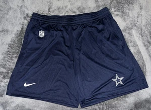 NWT Nike Dallas Cowboys Training Performance Shorts On Field Mens XL Navy Blue - Picture 1 of 2