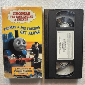 Thomas The Tank Engine & Friends Thomas & His Friends Get Along VHS  Train - Picture 1 of 8