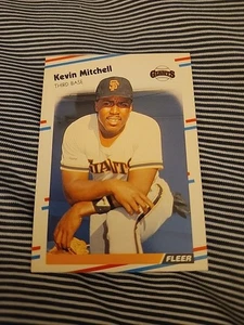 Kevin Mitchell 1988 Fleer Karte #92 San Francisco Giants EX+ - Bild 1 von 2