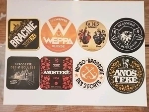 *L01* / 8 SB FRANCAIS NEU / beercoaster Bierdeckel Viltje - Bild 1 von 2
