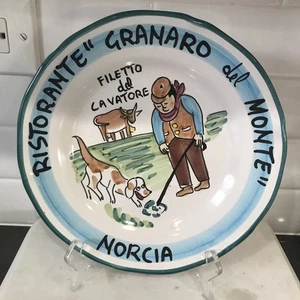 Vietri Ristorante Del Burn Ricordo Luncheon Plate - Picture 1 of 5