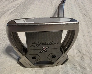 TaylorMade Spider X Hydro Blast RH Flow Neck 35 inch Putter w superstroke grip - Picture 1 of 7