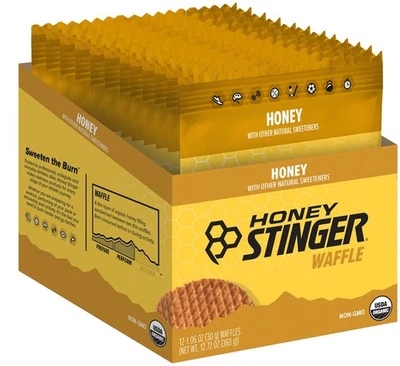 Waffle de miel orgánico Honey Stinger - USDA orgánico, kosher, bocadillo energético natural Foto 1 de 2