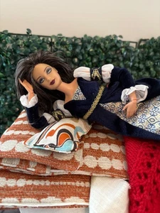 OOAK Custom Reroot Barbie Renaissance Prinzessin Puppe auf Made to Move Körper - Bild 1 von 19