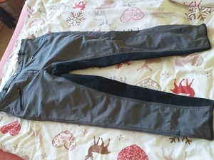 USG Softshell Reithose Winter Reithose antrazit grau mit schwarzem Besatz 42 - Bild 1 von 8