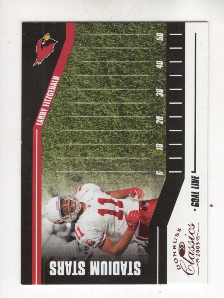 LARRY FITZGERALD 2005 Classics Stadium Stars Goal Line Bronze     730/750 - Image 1 of 2