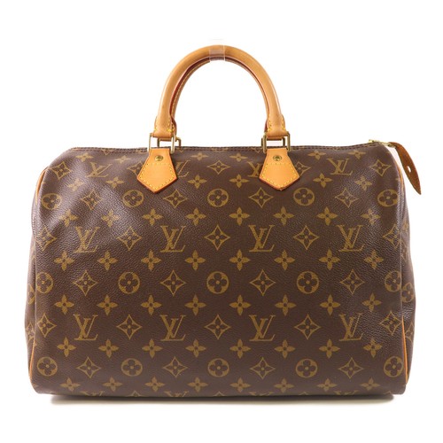 LOUIS VUITTON（LV） Borsa a mano Louis Vuitton LV GHW Speedy 35 M41524 Monogram Marrone