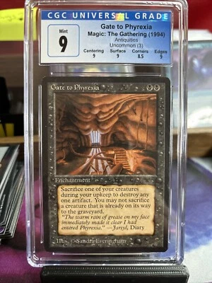 MTG Gate to Phyrexia - 1994 Antiquities - CGC Mint 9 - Image 1 of 2