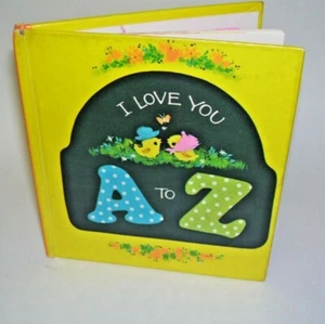Vintage American Greeting Book I Love You A to Z - Imagen 1 de 2