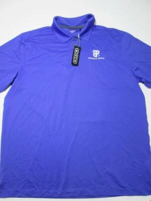 Nuevo con etiquetas Camisa Polo Ogio Para Hombres Talla XL Azul Real Cuello Manga Corta Botones Golf Foto 1 de 4