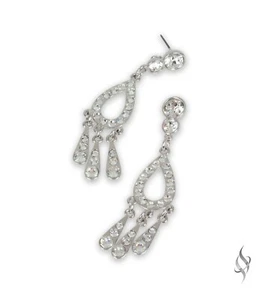 💖🌟NUEVO CON ETIQUETAS Stefanie Somers Water Mini Pendientes Swarovski en Cristal 30033🌟💖 - Imagen 1 de 1