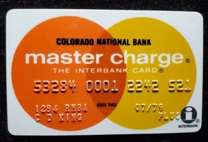 Colorado National Master Charge, The Interbank credit card exp 1979~our cb864 - Picture 1 of 2