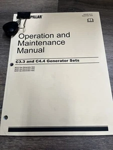 Manual for Caterpillar C3 and C4 generator sets with CD & keys - Picture 1 of 2