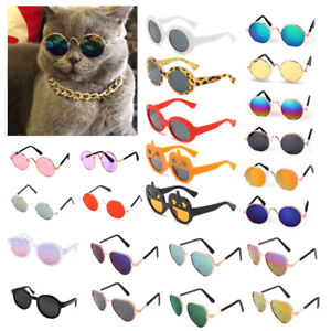 Dogs Cats Pets Glasses For Pet Small Dog Puppy Photos Props Round Sunglasses  ^