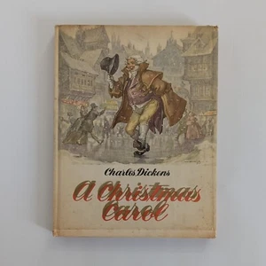A Christmas Carol - Charles Dickens - 1952 Hardcover - Maraja Illustrated - Picture 1 of 6