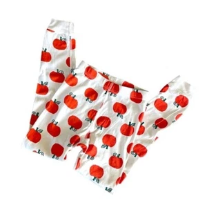 Hanna Andersson Pumpkin Pajama Bottoms Size 8 Excellent Condition - Picture 1 of 8