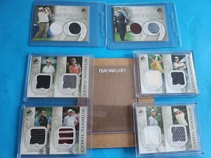 2004 SP SIGNATURE GOLF FRONT 9/AUTHENTIC FABRICS /100 LOT (23) STADLER WEIR ++ - Picture 1 of 4