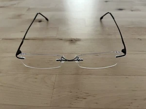 Nikon Rimless Eyeglasses Frames NC 14 Titanium 50-18-140 0814 - Picture 1 of 7