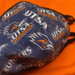 UTSA Roadrunners allergy mowing SOFT Face Mask pollen dust Garden 210 Football - Picture 1 of 6
