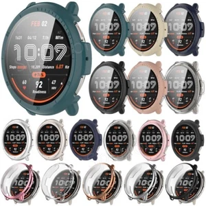 Do Amazfit Active2 Case Smart Watch Ochrona Zderzak PC / TPU Pokrywa Osłona ekranu - Zdjęcie 1 z 119