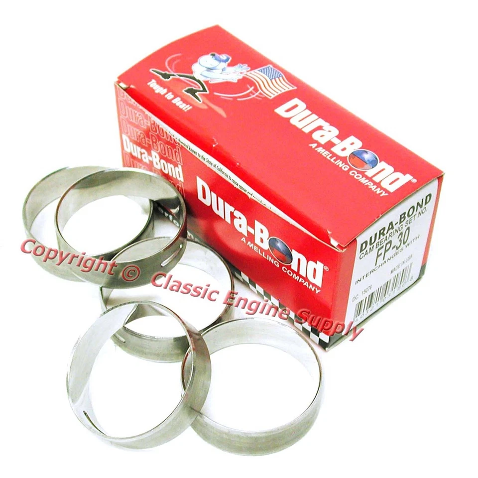 Nuevo juego de cojinetes de leva de alto rendimiento FP30 DuraBond 1968-1998 Ford bb 460 429 370 Foto 1 de 1