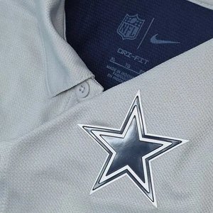 Nike Dallas Cowboys Sideline Poloshirt Herren XL blau grau NFL Football Dri-FIT - Bild 1 von 7