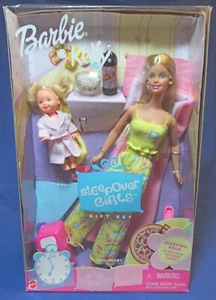 Sleepover Girls - Muñecas Barbie y Kelly - 2002 - Edición de especificaciones de Walmart - B0973 - En caja original - Imagen 1 de 8