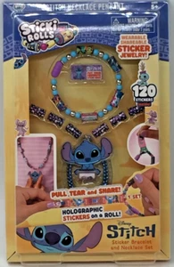 Sticki Rolls Disney Stitch Sticker Bracelet and Necklace Set Factory sealed - Picture 1 of 2