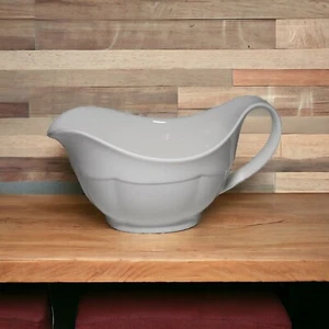 VILLEROY & BOCH Damasco Weiss Gravy Boat Pure White Replacement Piece Vintage - Picture 1 of 8