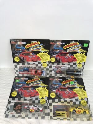 4 juegos ~ Racing Champions NASCAR Roaring Racers sonidos de motor reales + tarjeta de coleccionista Foto 1 de 4
